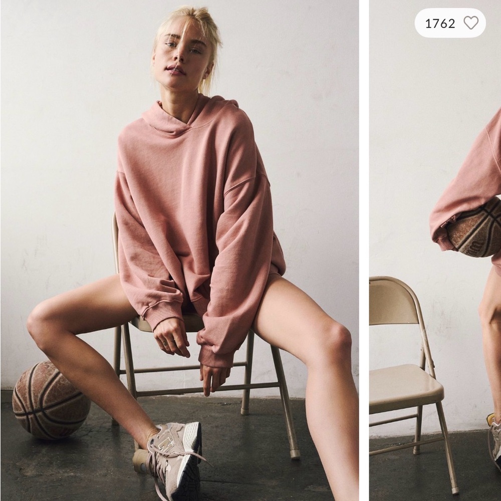 Free People Pink Hoodie